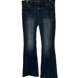 Old Navy Women's The Rock Star Low Rise Flare Leg Jean‎ Size 12 Regular